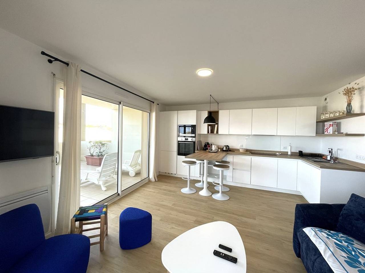 Apartamento entero, Apartamento T2 con terraza y vista al mar en Vieux-Boucau in Vieux-Boucau-les-Bains, Côte d’Argent