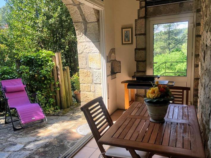 Appartement de vacances pour 3 personnes, avec jardin et vue
