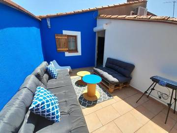 Gîte pour 8 personnes, avec terrasse à Opoul-Périllos