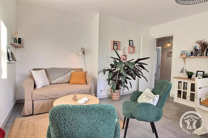 Gîte pour 2 personnes, avec terrasse à Binic