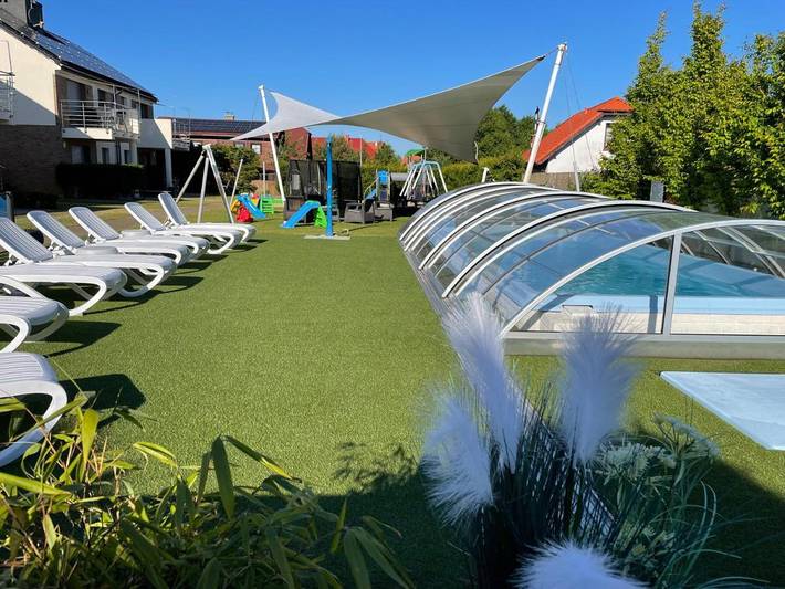 Ferienwohnung für 5 Personen, mit Ausblick und Pool sowie Balkon, kinderfreundlich - 1