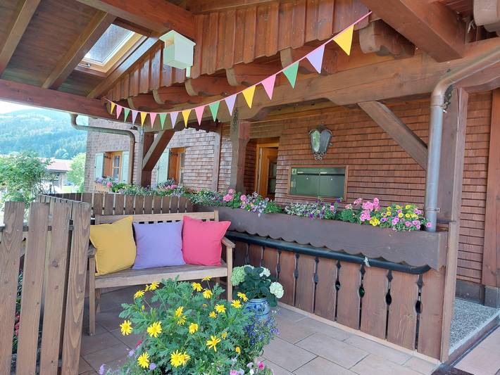 Ferienwohnung für 6 Personen, mit Balkon und Garten in Oberstaufen - 2