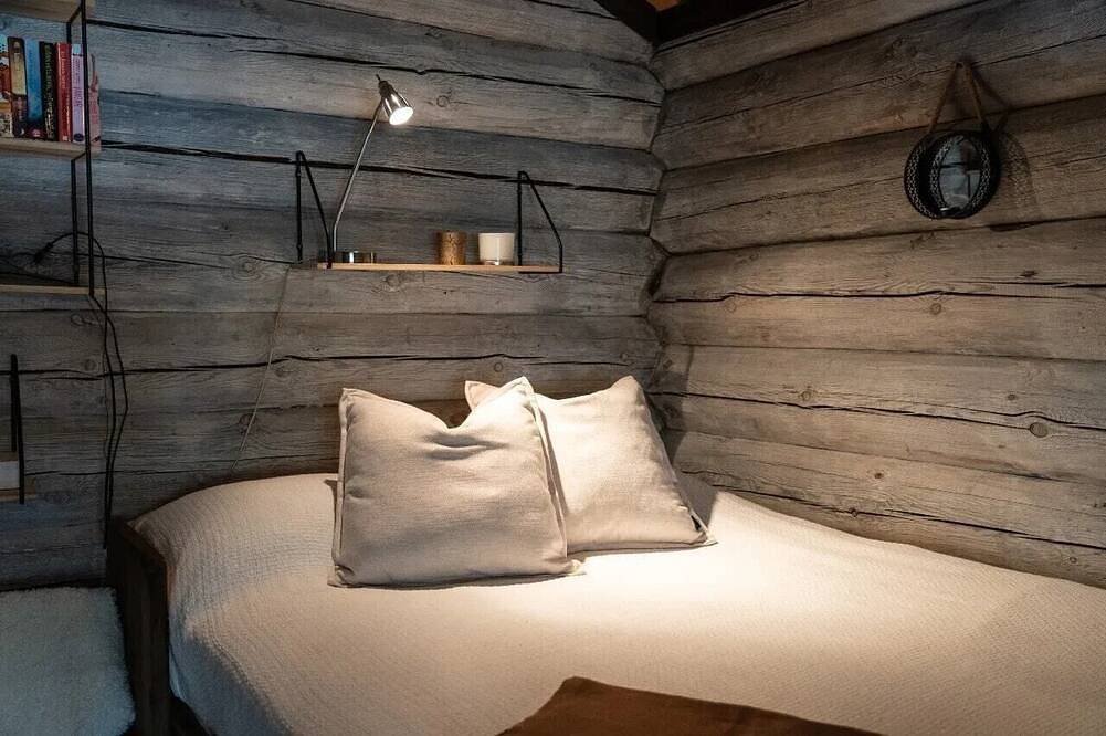 Wood stove | Cross-country and Snowmobile trails in Lofsdalen, Härjedalen