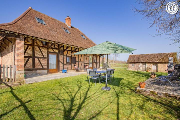 Gîte pour 6 personnes, avec Jardin