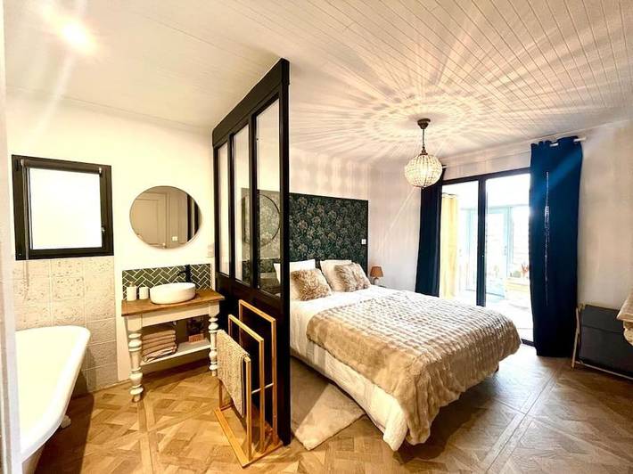 Location de vacances pour 4 personnes, avec jacuzzi ainsi que jardin et terrasse à Tréveneuc - 3