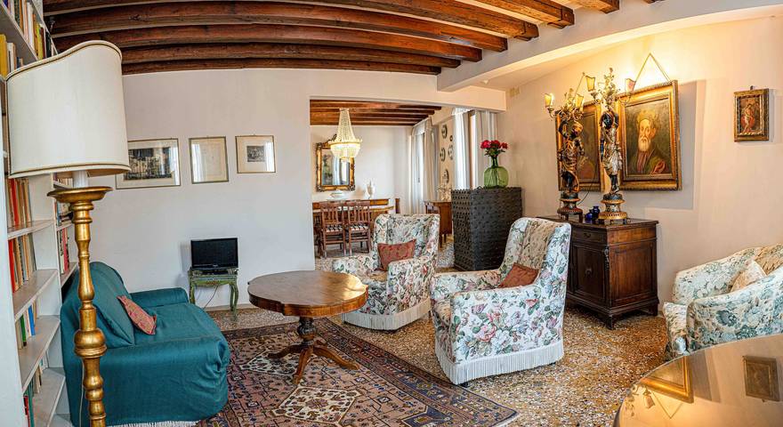 Ferienwohnung für 4 Personen, mit Ausblick in Venedig