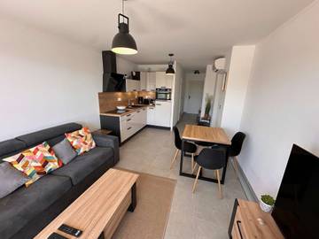 Appartement De Vacances pour 5 Personnes dans Valras-Plage, Région de Béziers, Photo 2