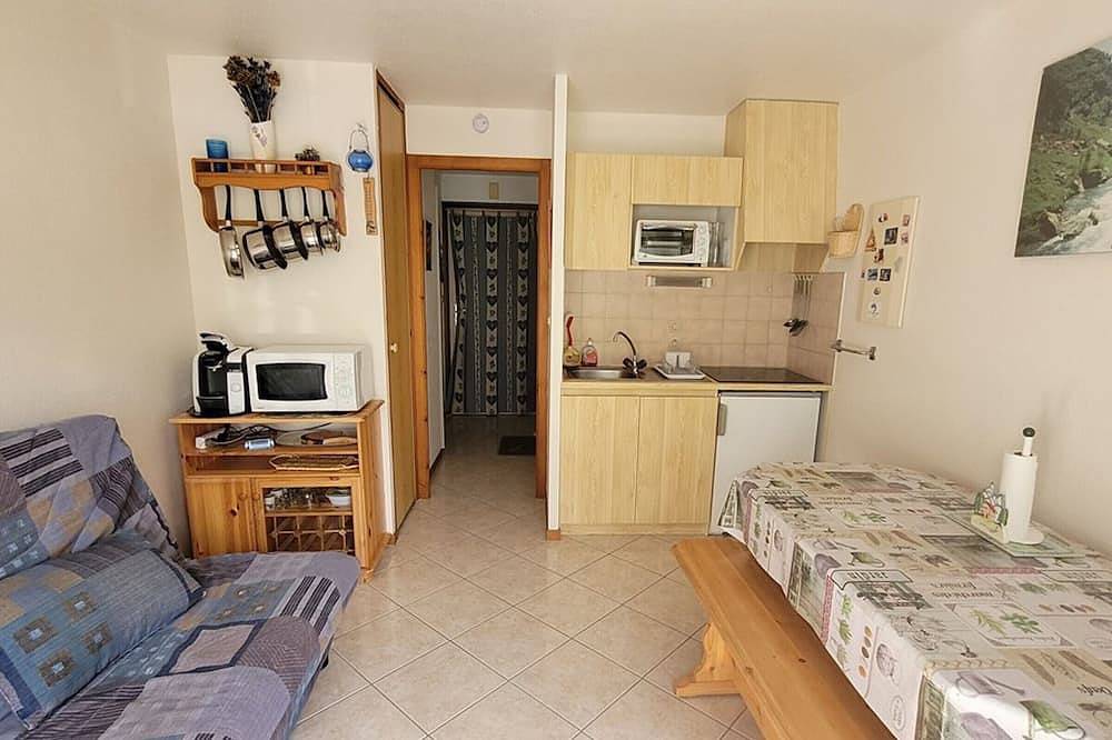 Ganze Wohnung, 25m² Studio, Balkon, ideal für 4 Pers. in den Bergen in Le Biot, Thonon-les-Bains und Umgebung