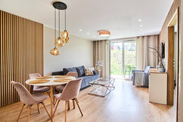 Ferienwohnung für 5 Personen, mit Terrasse und Garten, mit Haustier