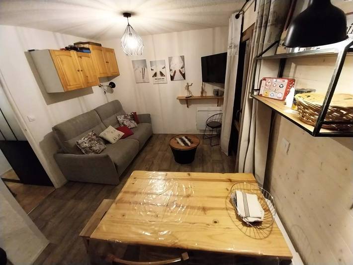 Studio entier, Studio cabine 4 personnes 2* exposé Ouest in Valloire, Région de Saint-Jean-de-Maurienne