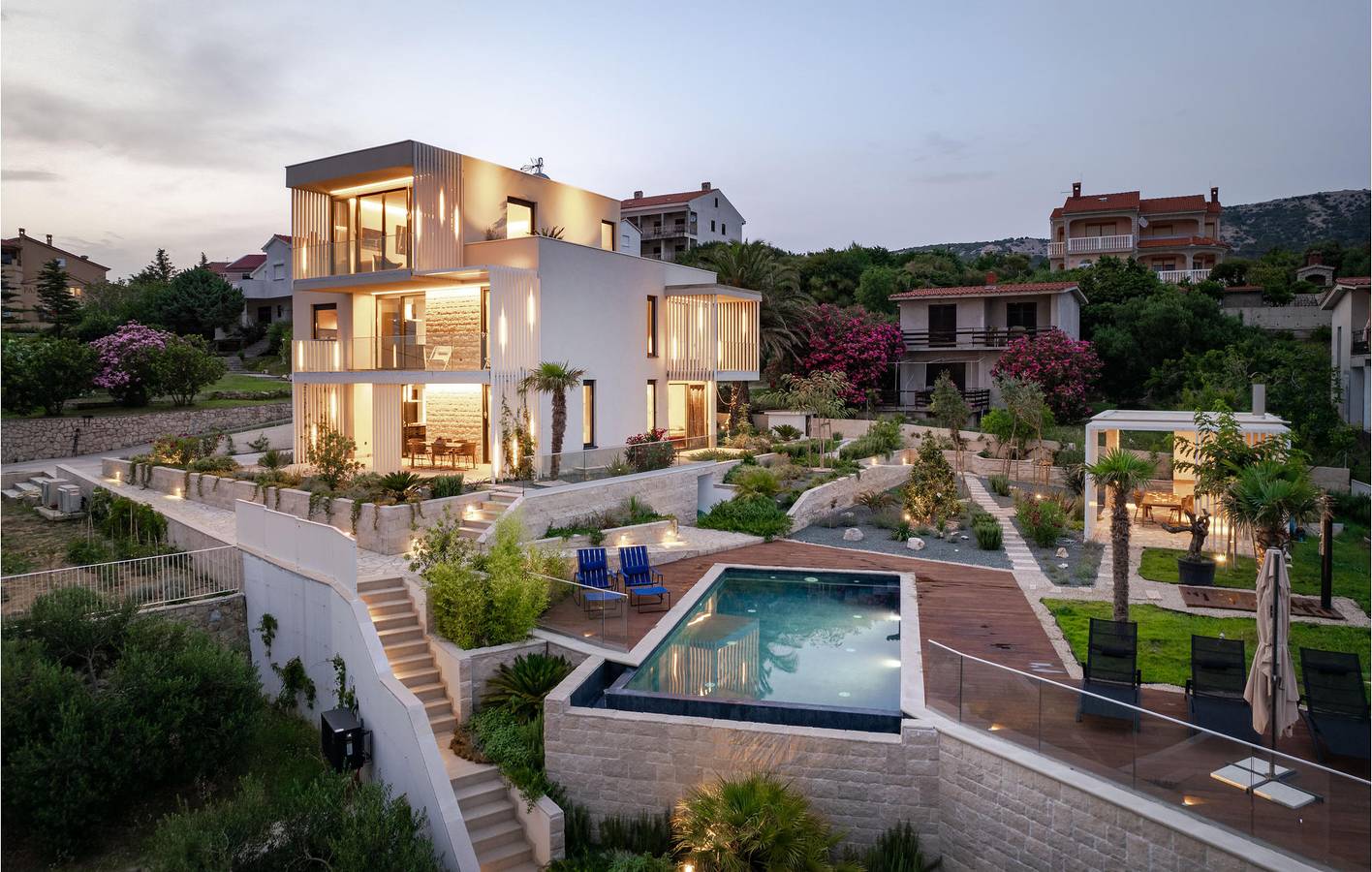 Ferienhaus für 10 Personen mit Pool in Palit, Rab