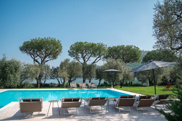 Ferienhaus für 13 Personen, mit Balkon und Garten sowie Seeblick in Manerba del Garda - 3