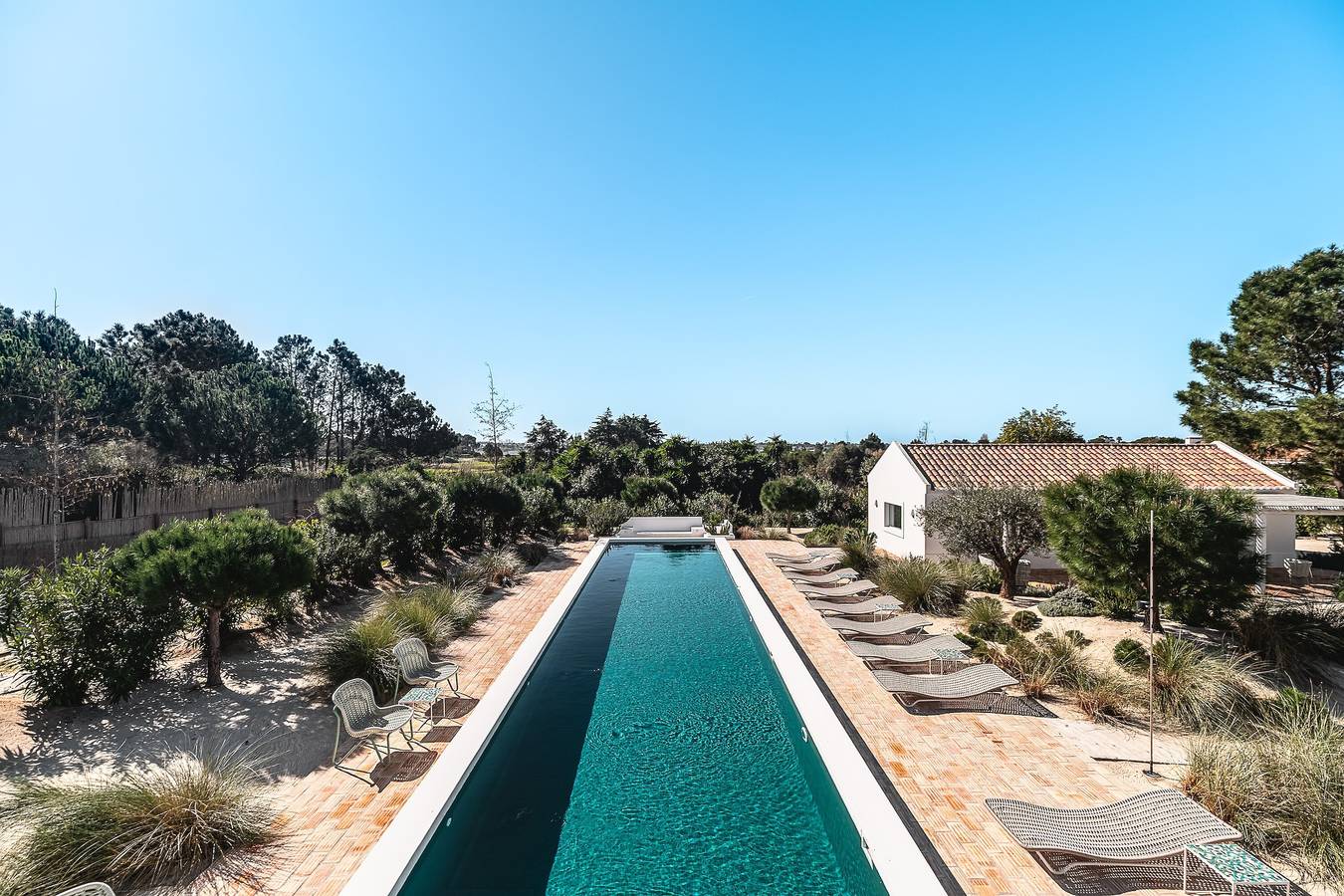 Holiday Home with Multiple Separate Houses 'Comporta Bliss' and 20-Meter Saltwater Pool in Comporta, Costa Alentejana