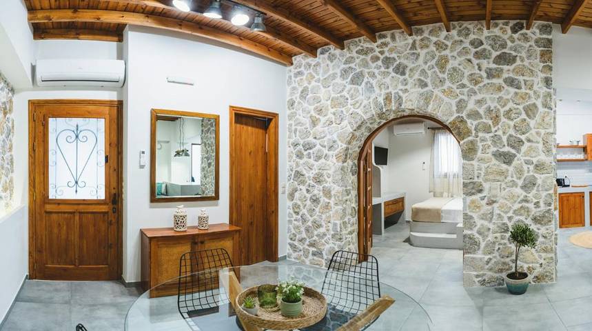 Ferienwohnung für 4 Personen, mit Ausblick und Garten in Archangelos - 3
