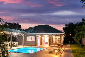 Cottage pour 6 personnes, avec piscine et jardin à Lamentin (Guadeloupe)