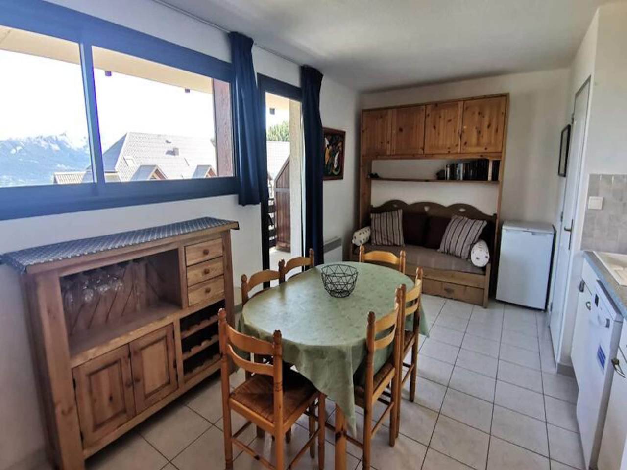Apartamento entero, 3 Habitaciones para 6 Personas in Réallon, Parque Nacional de los Ecrins