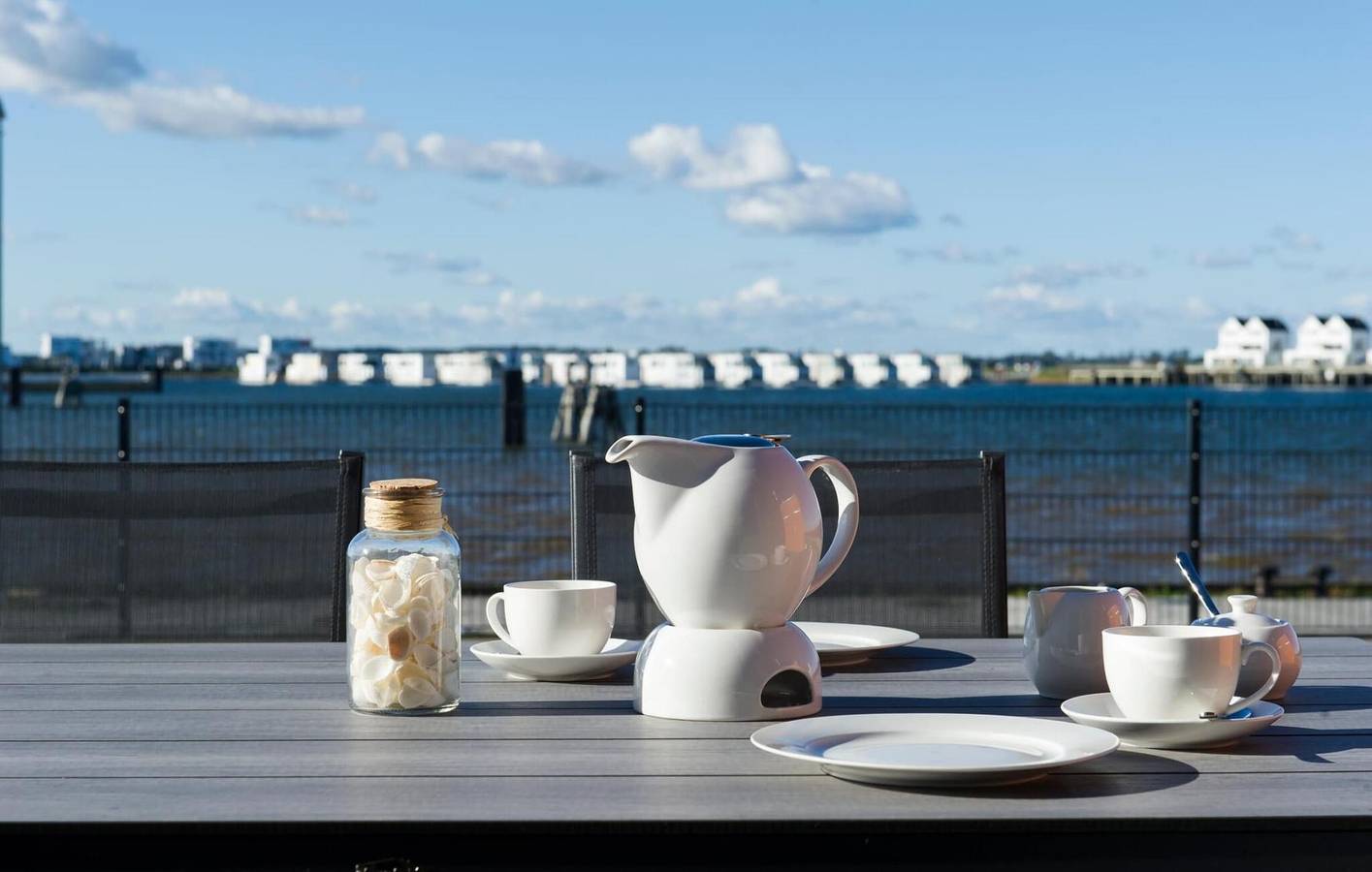 Ganze Ferienwohnung, Appartement mit Meerblick, Terrasse, TV, Grill und Parkplatz in Olpenitz, Kappeln