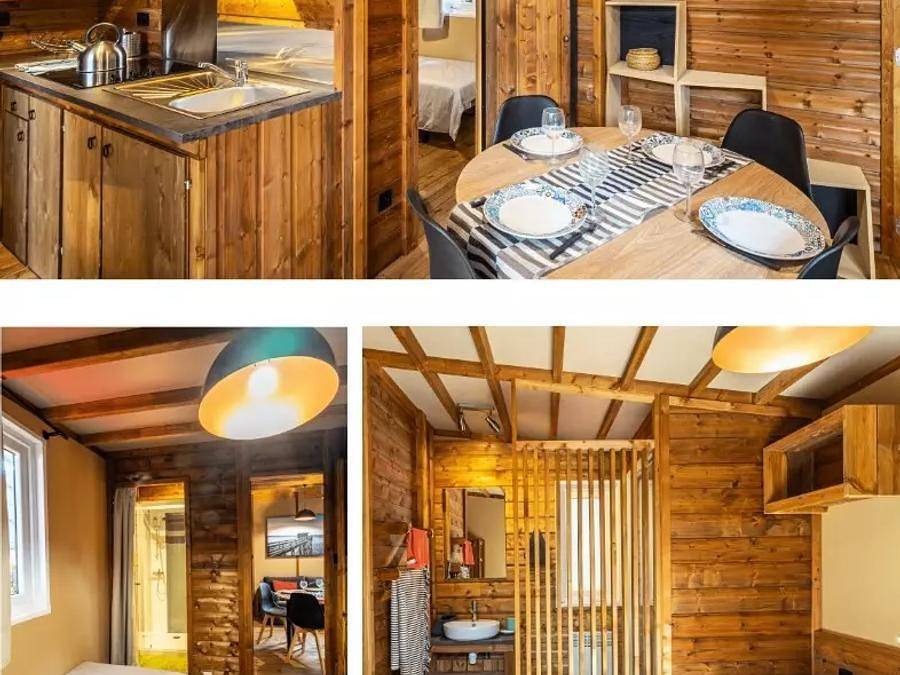 Camping maeva Respire Le Bois de La Gachère - Mobilhome 4 personas - Manyara Cottage 3 Habitaciones 4 Personas in Olonne-sur-Mer, Les Sables-d'Olonne