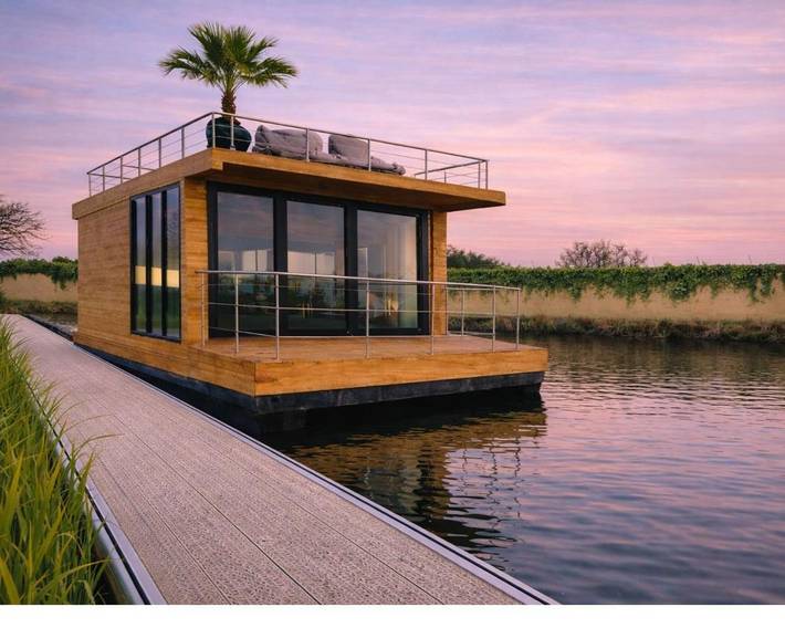 Bateau pour 4 personnes, avec vue et terrasse, adapté aux familles dans le Gard