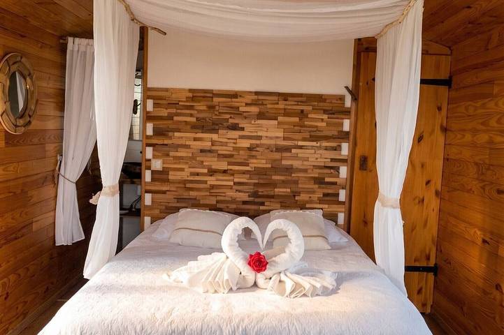 Maison de vacances pour 3 personnes, avec jardin et jacuzzi