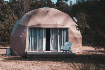 Zelt für 4 Personen, mit Ausblick, mit Haustier in Ostseeküste Polen