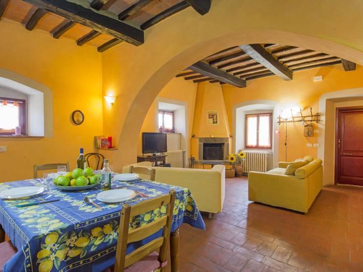 Location de vacances pour 6 personnes, avec jardin ainsi que terrasse et vue à Greve In Chianti - 4
