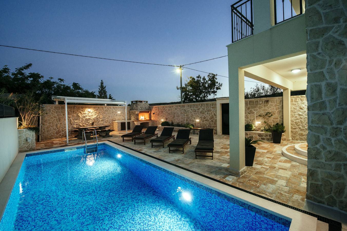 Villa Castello Coza Zadarvillas in Posedarje, Zadar