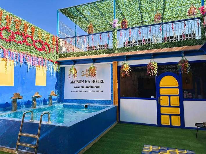 Maison d’hôte pour 36 personnes, avec piscine ainsi que jardin et sauna, adapté aux familles à Marrakech - 2