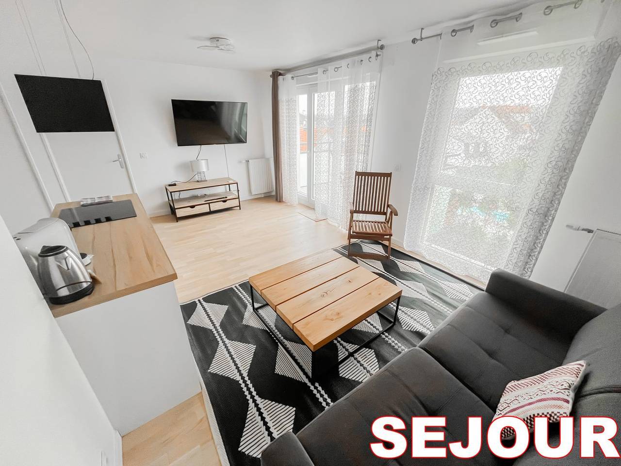 Appartement entier, Grand T2 neuf 2023, avec parking - 5 min du Métro ! in Créteil, Val-de-Marne