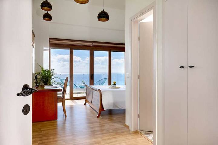 Griechische Strandvilla Atalandia mit beheiztem Pool, Fitnessraum, Grill & Büro in Kreta Süden