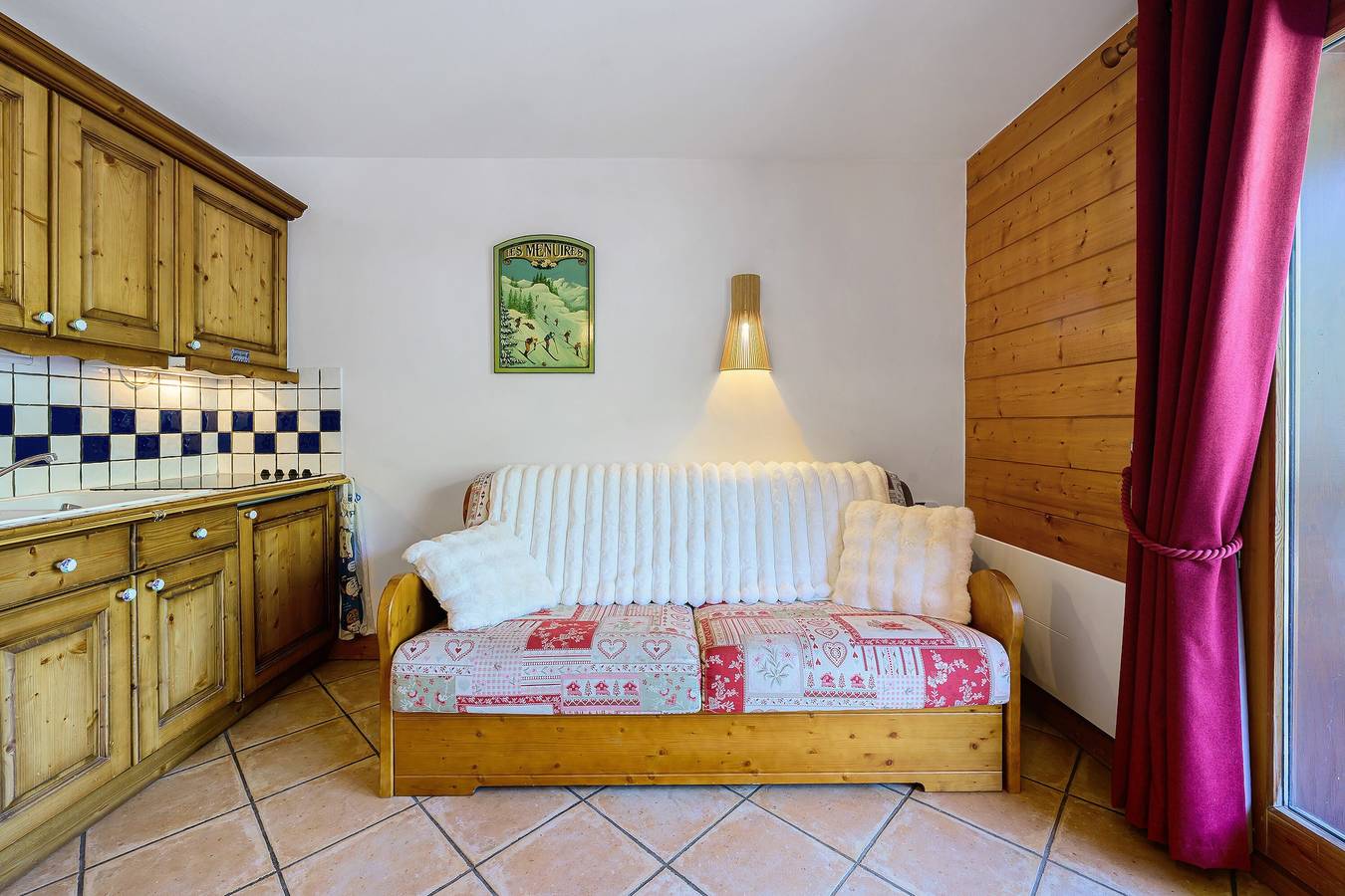 Ganze Wohnung, Appartement „Les Ancolies“ mit Balkon in Les Menuires, Saint-Martin-de-Belleville