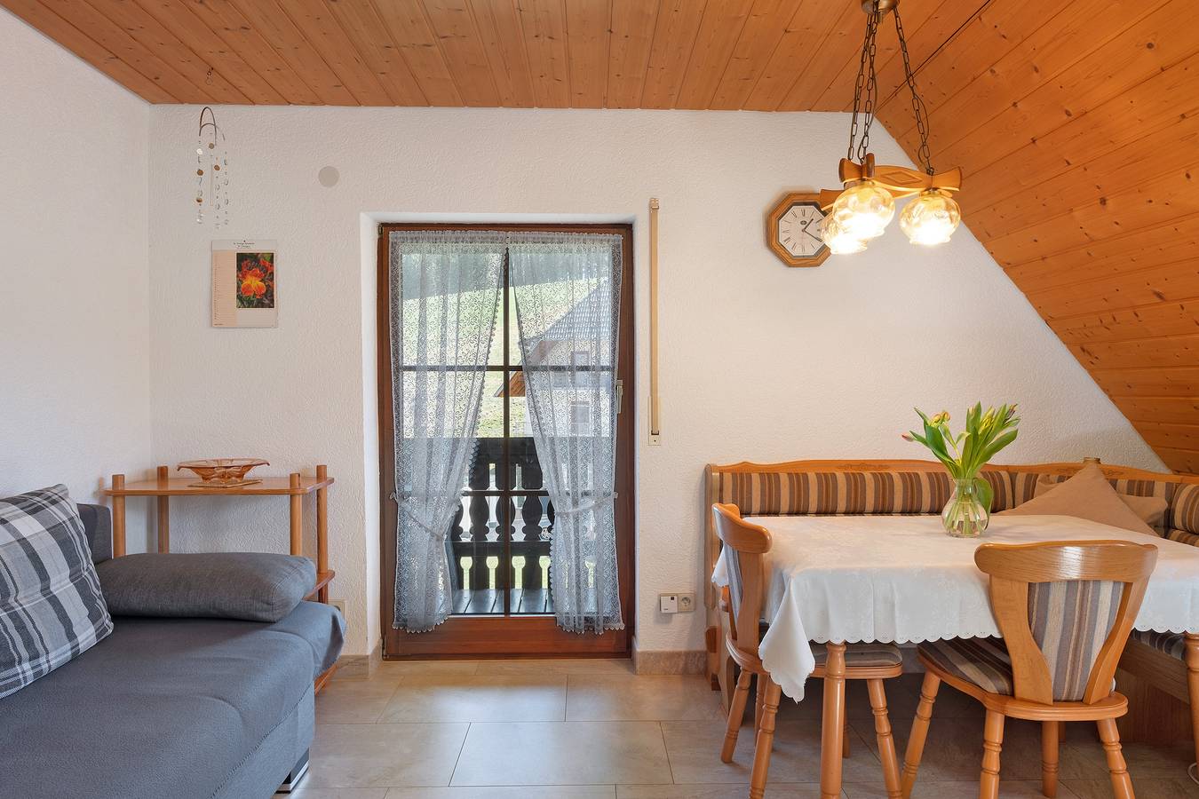 Ganze Wohnung, Ferienwohnung 'Armbruster' mit Gemeinschaftsterrasse, Gemeinschaftsgarten und Wi-Fi in Sankt Georgen im Schwarzwald, Mittlerer Schwarzwald