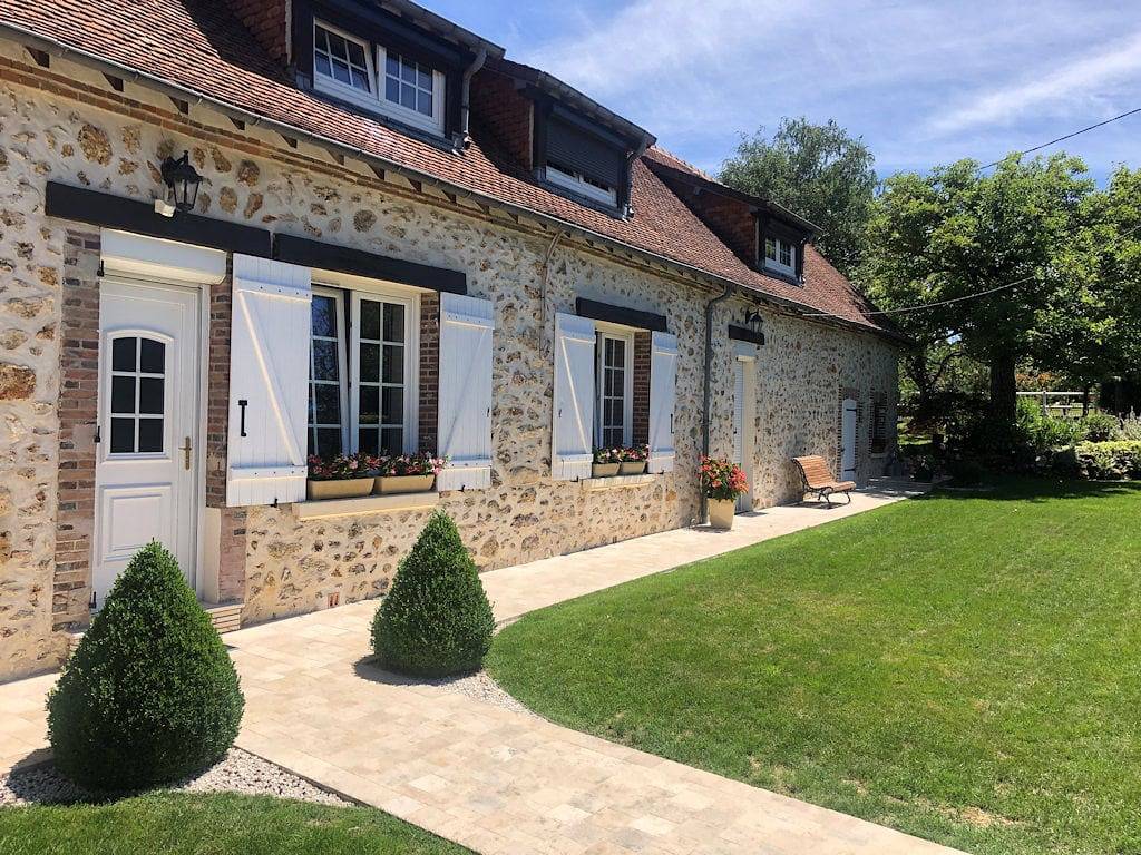 Chambres et table d'hôtes "Le Gîte du Moulin" - La suite familiale côté jardin in La Noue, Marne