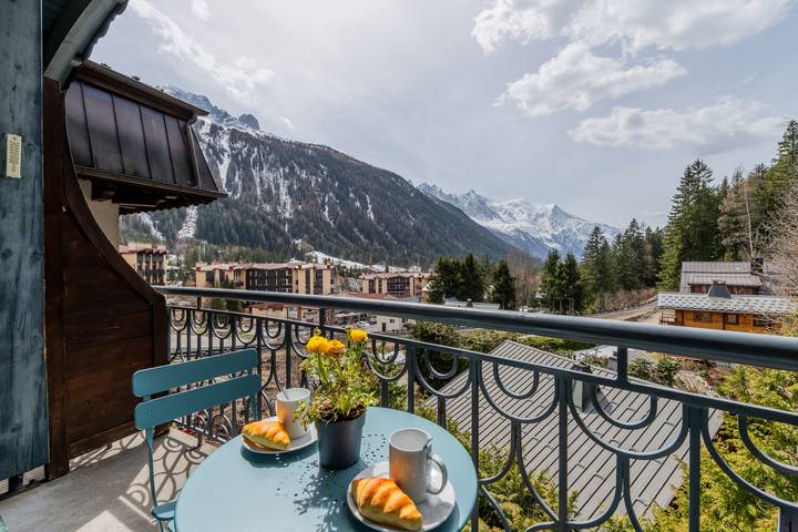 Chalet pour 6 personnes, avec balcon dans Argentière