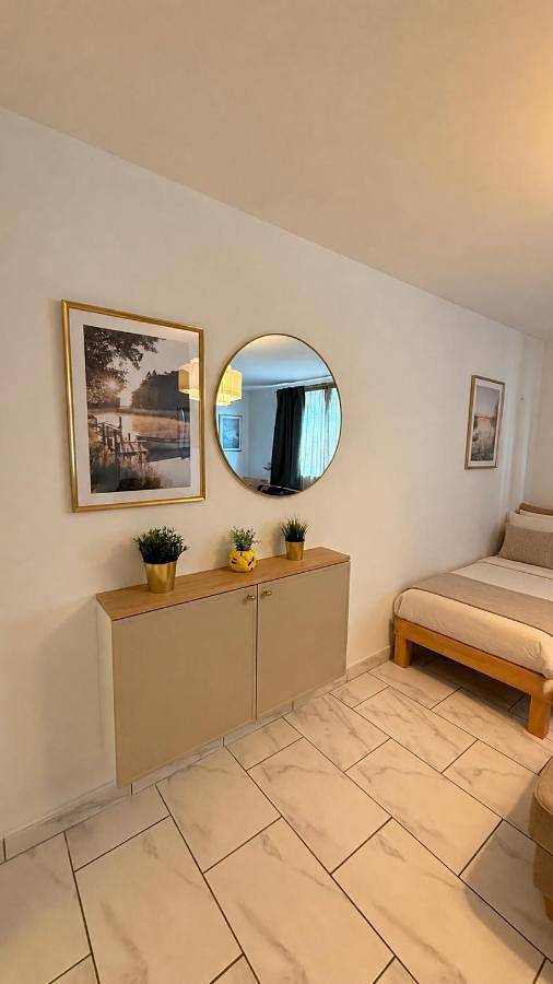 Ferienwohnung für 4 Personen, mit Balkon und Garten sowie Ausblick