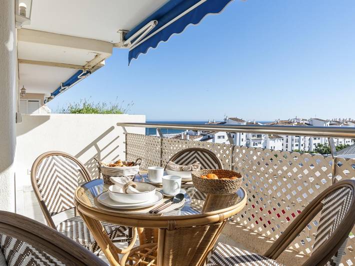 Ferienwohnung für 2 Personen, mit Terrasse und Meerblick sowie Pool in Marbella - 2