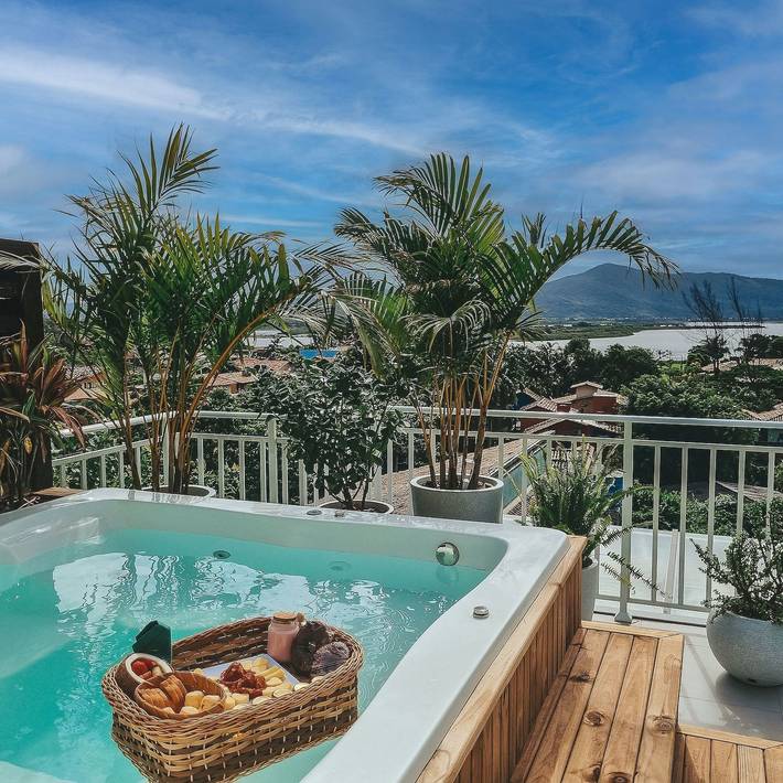 Casas e apartamentos de temporada para 3 pessoas, com balcão em Garopaba