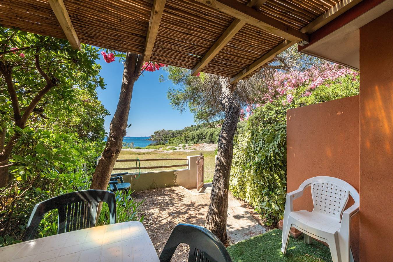 Strandnahe Ferienwohnung mit Meerblick – Accu is Prezzus I in Simius, Villasimius
