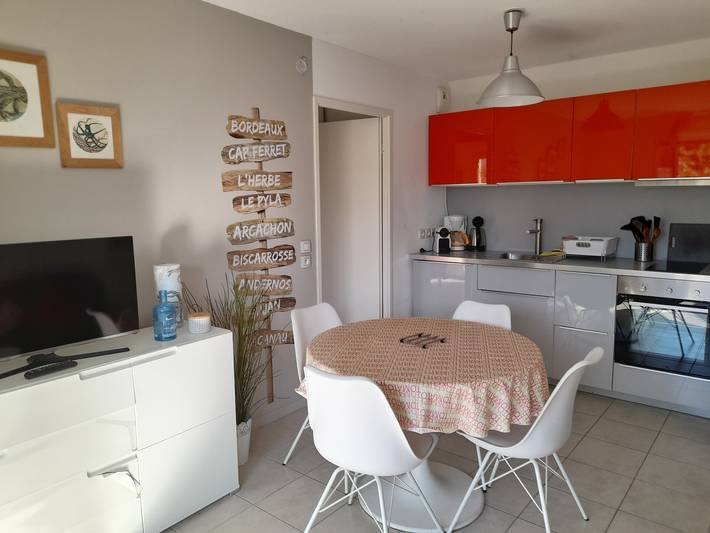 Appartement de vacances pour 4 personnes, avec jardin et terrasse à La Teste-de-Buch
