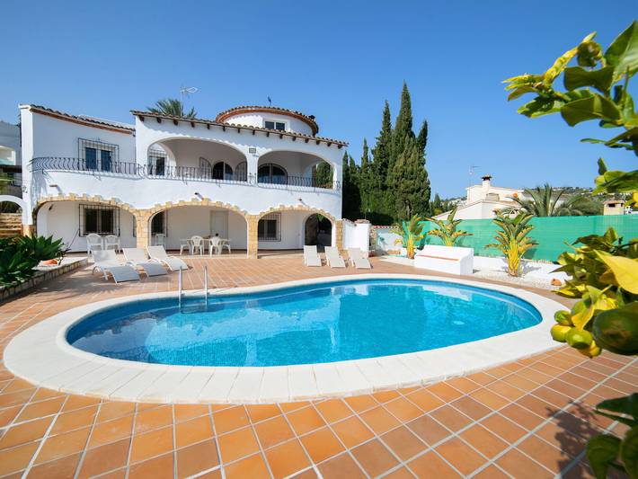 Casa de vacaciones para 12 personas, con Terraza y Jardín en Benisa