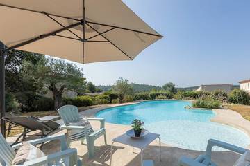 Location de vacances pour 8 personnes, avec piscine à Combaillaux