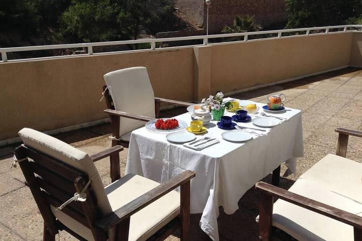 Appartement de vacances pour 5 personnes, avec terrasse ainsi que piscine et jardin, animaux acceptés - 1