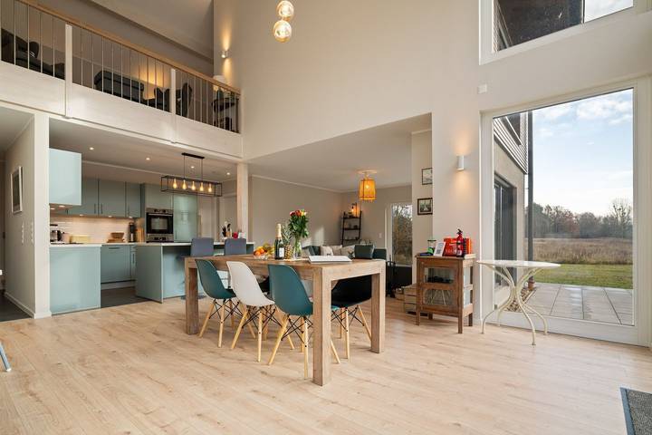Ferienhaus für 10 Personen, mit Terrasse und Garten sowie Ausblick in Lärz - 4