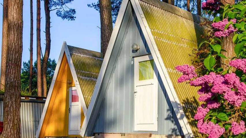 Ferienhaus für 3 Personen, mit Garten in 