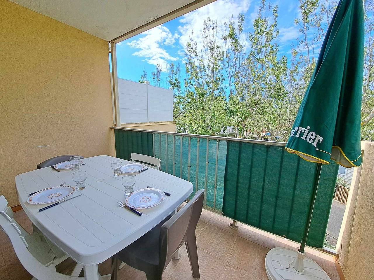 Ganze Wohnung, 2-Zimmer-Wohnung mit direktem Strandzugang und Privatparkplatz in Marseillan, Mittelmeerküste (Frankreich)
