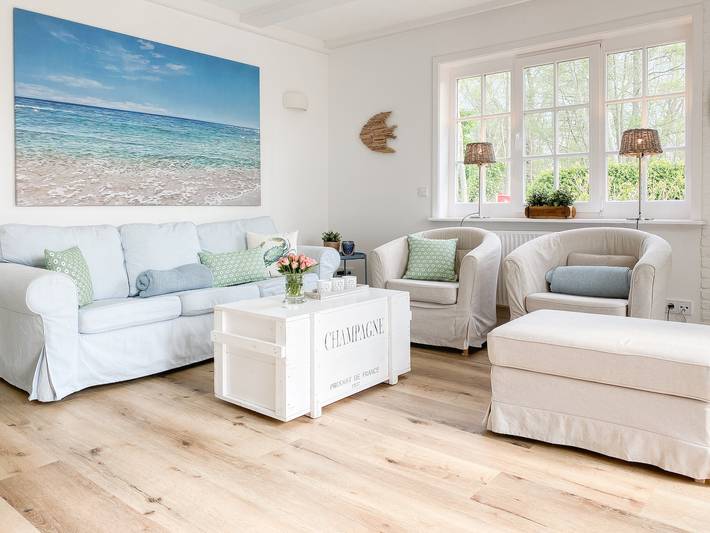 Ferienhaus für 4 Personen, mit Terrasse und Garten