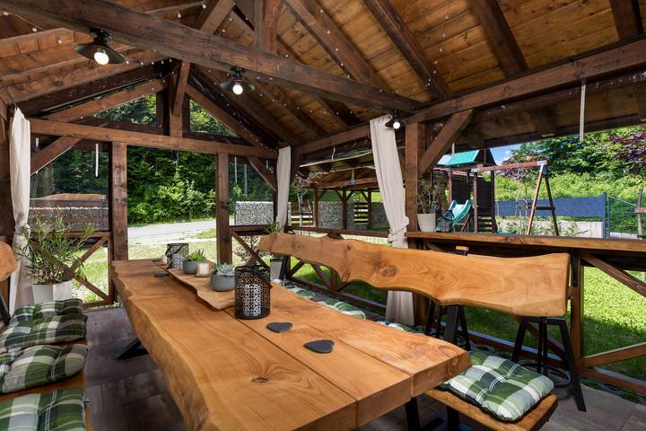 Ferienhaus für 7 Personen, mit Sauna und Terrasse sowie Garten, mit Haustier - 1