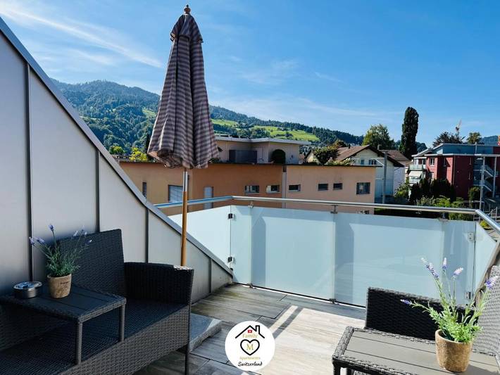 Gîte pour 8 personnes, avec vue et balcon à Horw - 2