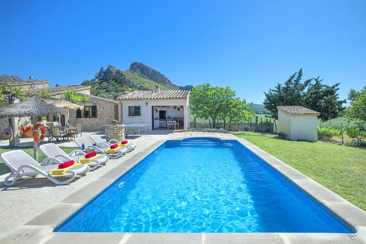 Finca für 4 Personen, mit Garten und Ausblick, kinderfreundlich in Port de Pollença - 2