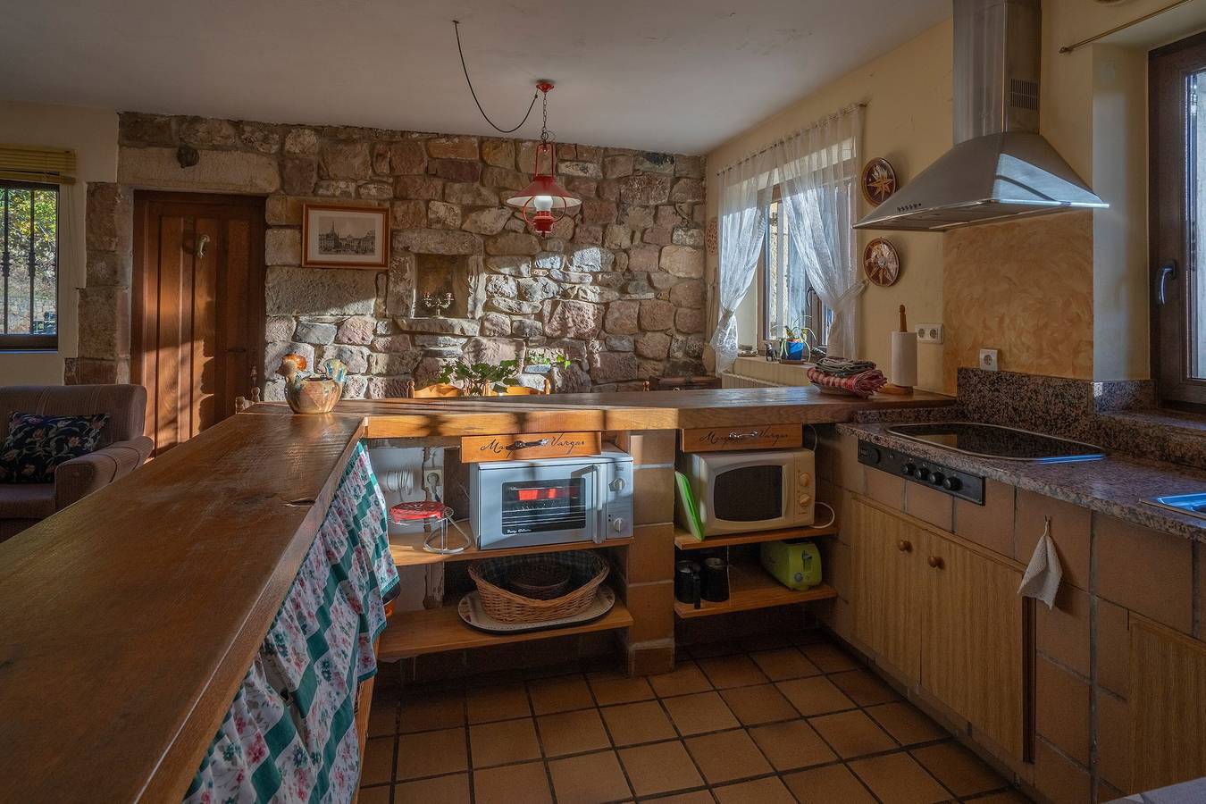 Landhaus 'El Casuco' in der Montaña Palentina, Palencia – Garten & Bergblick in Santa María de Redondo, La Pernía